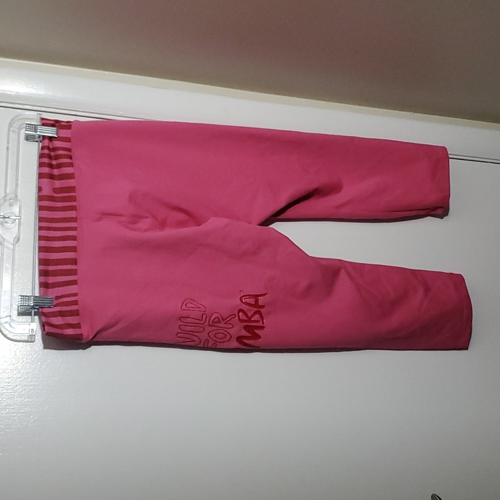 Zumba fitness, medium, pink and dark red